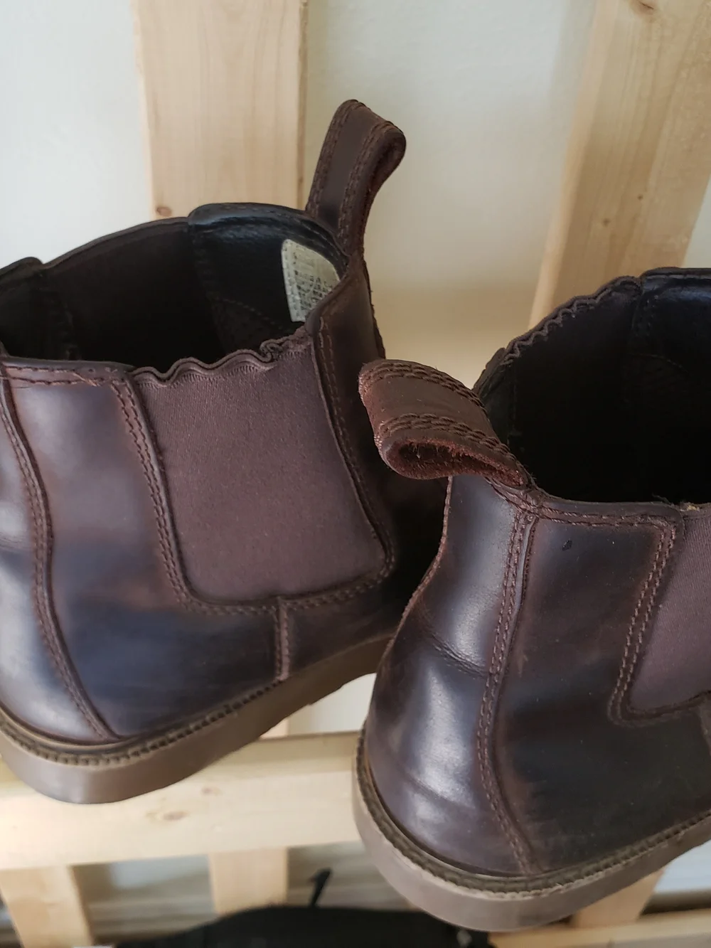 Duluth Trading Co Brown Chelsea Pull-On Boots